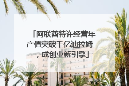 阿联酋特许经营年产值突破千亿迪拉姆，成创业新引擎