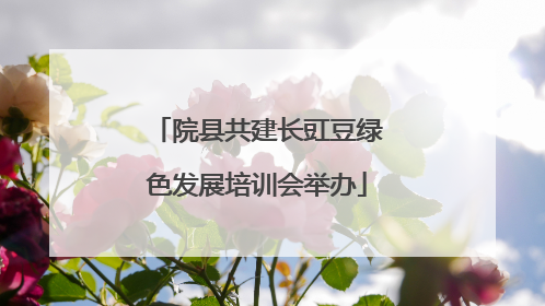 院县共建长豇豆绿色发展培训会举办